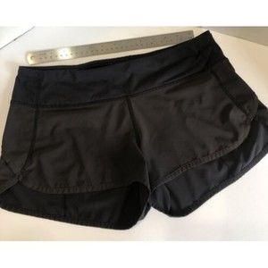 Lululemon Shorts Women Liner Removed Gym Zip Pocket Size 6